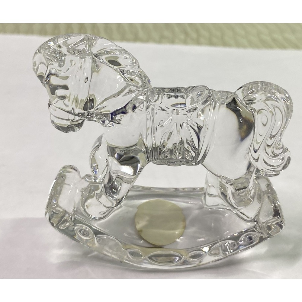 PRINCESS HOUSE 24% Lead Crystal‎ Wonders Of The Wild Rocking Pony/horse Figurine